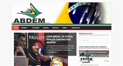 Desktop Screenshot of abdem.com.br